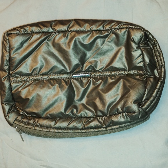 Anorak Gold Puffer Zip Pouch Lightweight - Picture 1 of 10